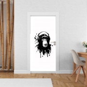 Poster de porte Monkey Business - White