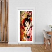 Poster de porte Mulan Warrior Princess
