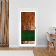 Poster de porte Natural Wooden Wood Oak