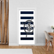 Poster de porte Navy Striped Nautica
