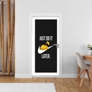 Poster de porte Nike Parody Just Do it Later X Pikachu