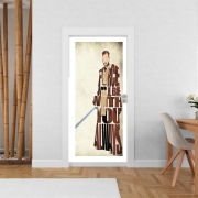 Poster de porte Obi Wan Kenobi Tipography Art