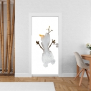 Poster de porte Olaf le Bonhomme de neige inspiration