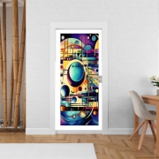 Poster de porte Painting Abstract V3