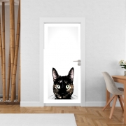 Poster de porte Peeking Cat