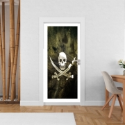 Poster de porte Pirate - Tete De Mort