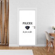 Poster de porte Policier de pere en fils