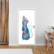 Poster de porte Ratatouille Watercolor