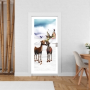Poster de porte Reindeers Love