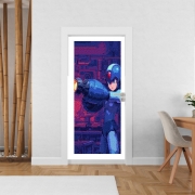 Poster de porte Retro Legendary Mega Man
