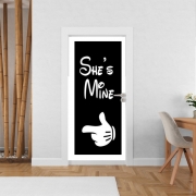 Poster de porte She's mine - Elle est à Moi Amour Amoureux