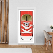 Poster de porte Chaussure All Star Rouge
