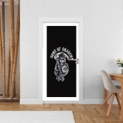 Poster de porte Sons Of Anarchy Skull Moto