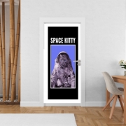 Poster de porte Space Kitty