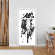 Poster de porte Splashing Elephant