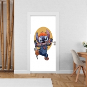 Poster de porte Stitch X Chucky Halloween