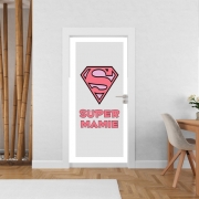 Poster de porte Super Mamie