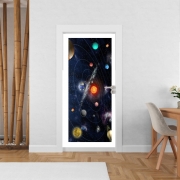 Poster de porte Systeme solaire Galaxy