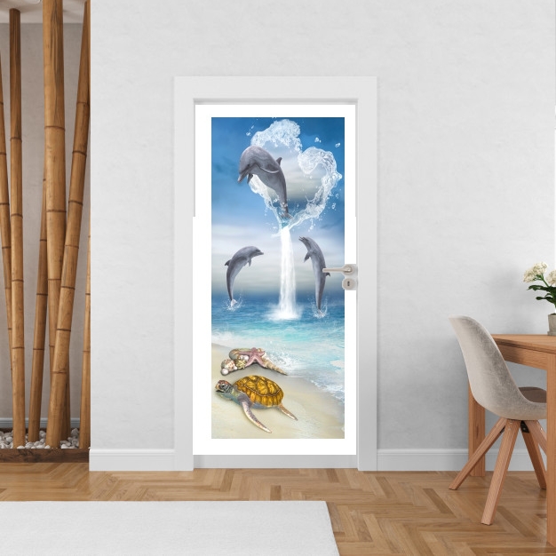 Poster de porte The Heart Of The Dolphins