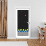 Poster de porte Toy Story Alien Road To the moon