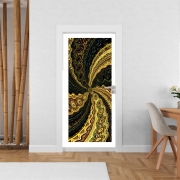Poster de porte Twirl and Twist black and gold
