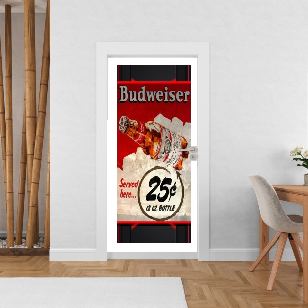 Poster de porte Vintage Budweiser