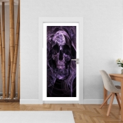 Poster de porte Violet Skull