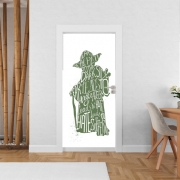 Poster de porte Yoda Force be with you
