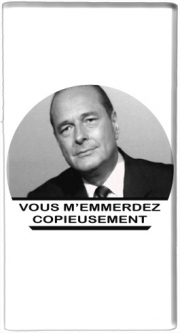 Batterie nomade de secours universelle 5000 mAh Chirac Vous memmerdez copieusement