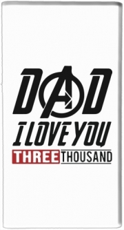Batterie nomade de secours universelle 5000 mAh Dad i love you three thousand Avengers Endgame