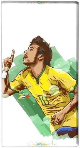 Batterie nomade de secours universelle 5000 mAh Football Stars: Neymar Jr - Brasil