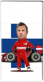 Batterie nomade de secours universelle 5000 mAh MiniRacers: Kimi Raikkonen - Ferrari Team F1