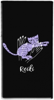Batterie nomade de secours universelle 5000 mAh Reiki Animal chat violet