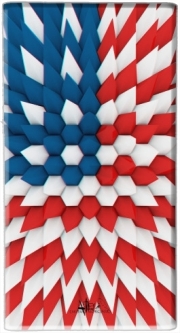Mini batterie externe de secours micro USB 5000 mAh 3D Poly USA flag