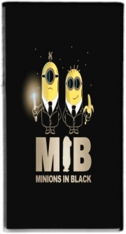 Mini batterie externe de secours micro USB 5000 mAh Minion in black mashup Men in black