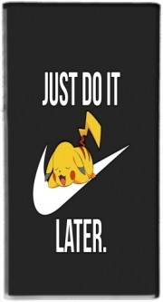 Mini batterie externe de secours micro USB 5000 mAh Nike Parody Just Do it Later X Pikachu