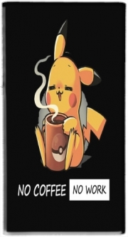 Mini batterie externe de secours micro USB 5000 mAh Pikachu Coffee Addict