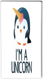 Mini batterie externe de secours micro USB 5000 mAh Pingouin wants to be unicorn