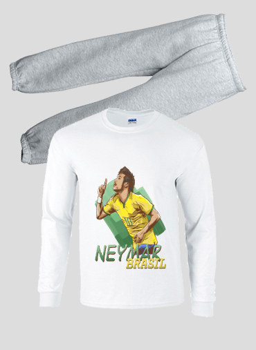 Pyjama enfant Football Stars: Neymar Jr - Brasil