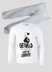 Pyjama enfant Genius by birth Lazy by Choice Shikamaru tribute