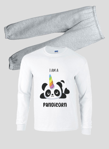 Pyjama enfant Panda x Licorne Means Pandicorn