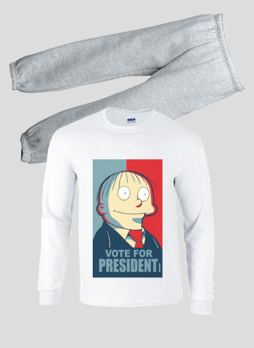 Pyjama enfant ralph wiggum vote for president