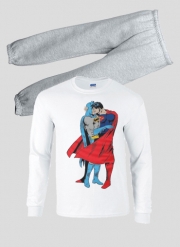 Pyjama enfant Superman And Batman Kissing For Equality