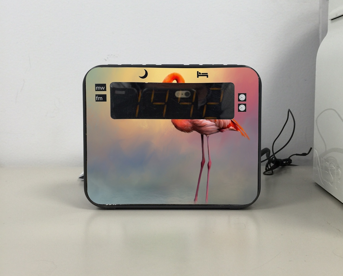 Radio réveil American flamingo
