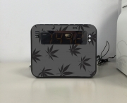 Radio réveil Feuille de cannabis Pattern