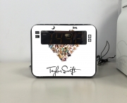 Radio réveil Taylor Swift Love Fan Collage signature
