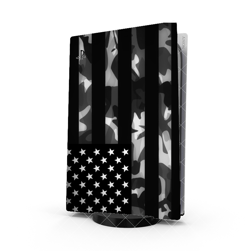 Autocollant Playstation 5 - Skin adhésif PS5 American Camouflage