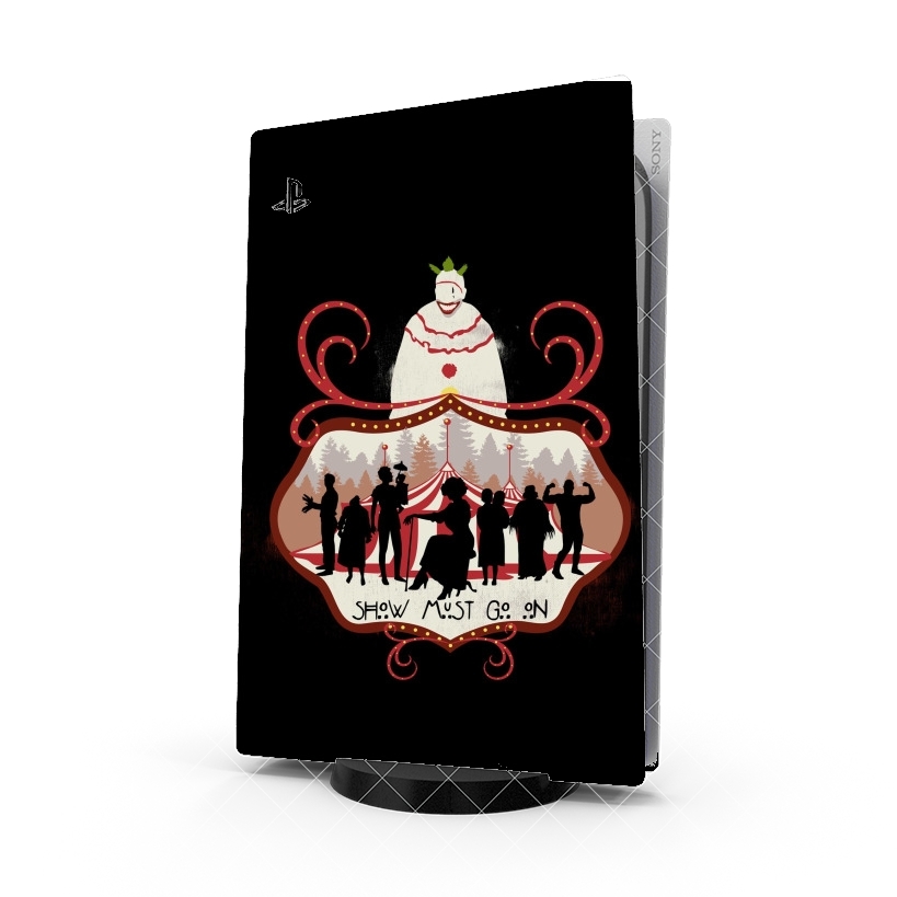 Autocollant Playstation 5 - Skin adhésif PS5 American circus