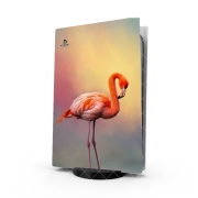 Autocollant Playstation 5 - Skin adhésif PS5 American flamingo