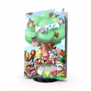 Autocollant Playstation 5 - Skin adhésif PS5 Animal Crossing Artwork Fan